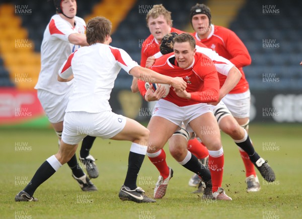 02.03.08 - England Under 18s v Wales Under 18s - Under 18 Six Nations - Wales' Ashley Beck 