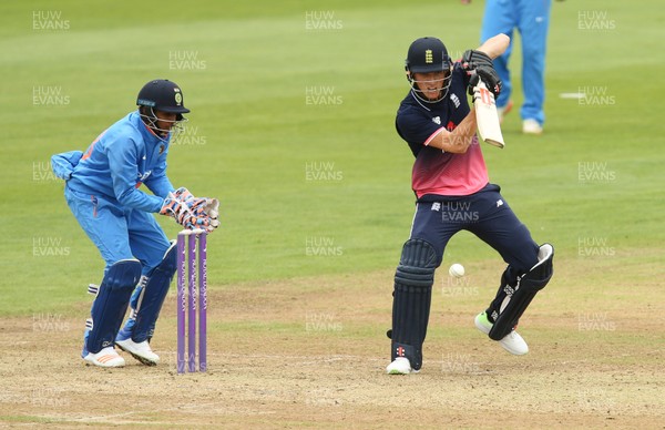 070817 - England U19 v India U19, 1st Youth ODI, Cardiff - Tom Banton of England plays a shot