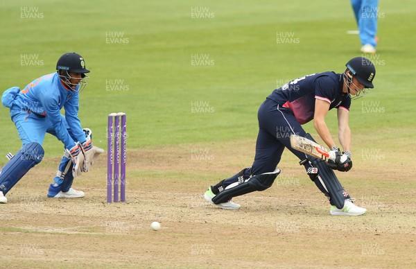 070817 - England U19 v India U19, 1st Youth ODI, Cardiff - Tom Banton of England plays a shot