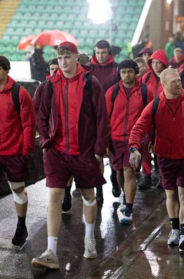 060226 - England U20 v Wales U20, 2026 U20 Six Nations - Wales players arrive at the stadium ahead of the match