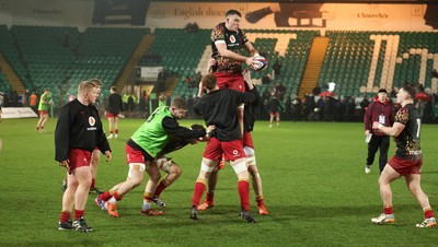 060226 - England U20 v Wales U20, 2026 U20 Six Nations - Wales warm up