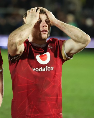 060226 - England U20 v Wales U20, 2026 U20 Six Nations - Tom Bowen of Wales shows the dejection at the end of the match