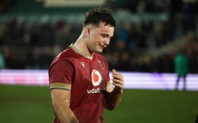 060226 - England U20 v Wales U20, 2026 U20 Six Nations - Deian Gwynne of Wales shows the dejection at the end of the match