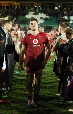 060226 - England U20 v Wales U20, 2026 U20 Six Nations - Deian Gwynne of Wales shows the dejection as the team are clapped off by England at the end of the match