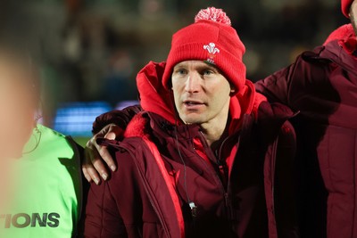 060226 - England U20 v Wales U20, 2026 U20 Six Nations - Wales U20 head coach Richard Whiffin at the end of the match