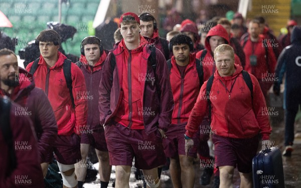 060226 - England U20 v Wales U20, 2026 U20 Six Nations - Wales players arrive at the stadium ahead of the match