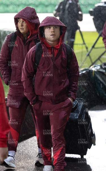 060226 - England U20 v Wales U20, 2026 U20 Six Nations - Tom Bowen of Wales arrives at the stadium ahead of the match