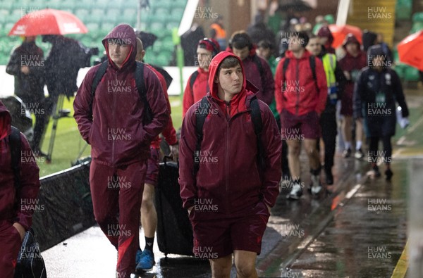 060226 - England U20 v Wales U20, 2026 U20 Six Nations - Wales players arrive at the stadium ahead of the match