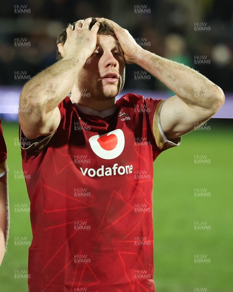 060226 - England U20 v Wales U20, 2026 U20 Six Nations - Tom Bowen of Wales shows the dejection at the end of the match