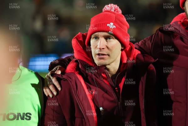 060226 - England U20 v Wales U20, 2026 U20 Six Nations - Wales U20 head coach Richard Whiffin at the end of the match