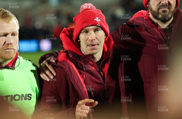 060226 - England U20 v Wales U20, 2026 U20 Six Nations - Wales U20 head coach Richard Whiffin at the end of the match
