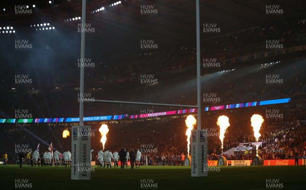 031015 - England v Australia, Rugby World Cup 2015 - A general view of Twickenham Stadium as England and Australia take to the field at the start of the match