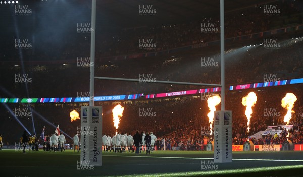 031015 - England v Australia, Rugby World Cup 2015 - A general view of Twickenham Stadium as England and Australia take to the field at the start of the match