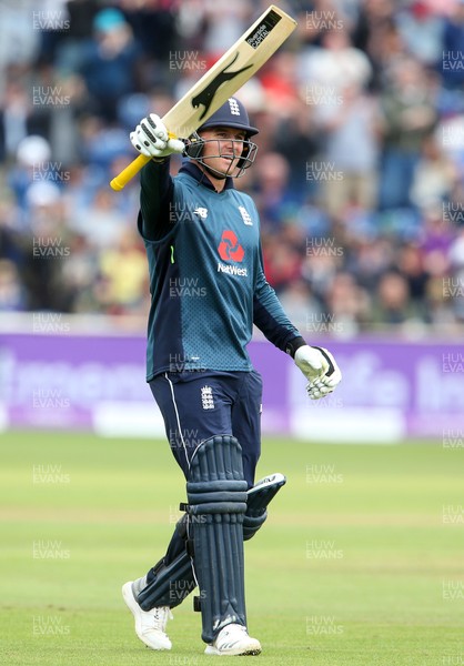 160618 - England v Australia - Royal London ODI Series - Jason Roy of England celebrates his century