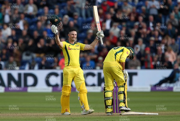 160618 - England v Australia - Royal London ODI Series - Shaun Marsh of Australia celebrates his century