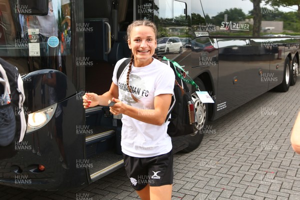 020619 - England Women v Barbarians Women - Quilter Cup Series - Jasmine Joyce of Barbarians arrives at the ground