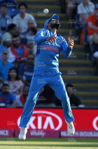 060718 - England v India - International T20 - Virat Kohli of India drops the catch of Jos Buttler of England