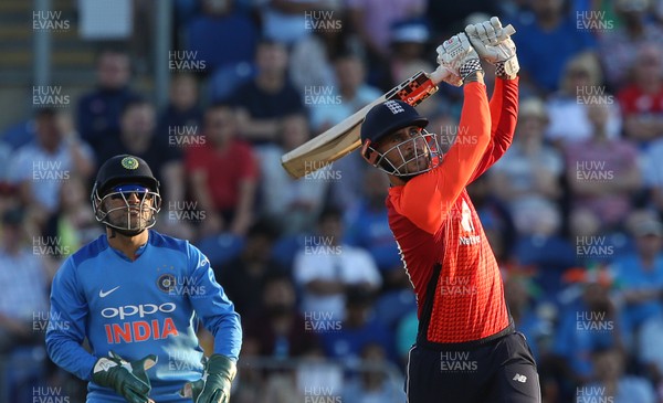 060718 - England v India - International T20 - Alex Hales of England batting