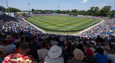 160726 - England v India, Second Metro Bank One Day International, Cardiff - A general view of Sophia Gardens, Cardiff during the match