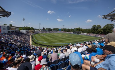 160726 - England v India, Second Metro Bank One Day International, Cardiff - A general view of Sophia Gardens, Cardiff during the match