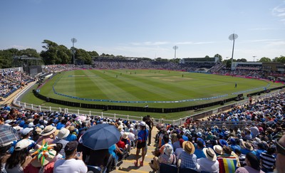 160726 - England v India, Second Metro Bank One Day International, Cardiff - A general view of Sophia Gardens, Cardiff during the match
