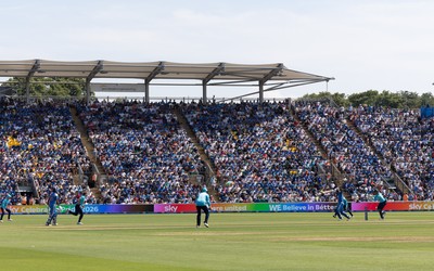 160726 - England v India, Second Metro Bank One Day International, Cardiff - A general view of Sophia Gardens, Cardiff during the match