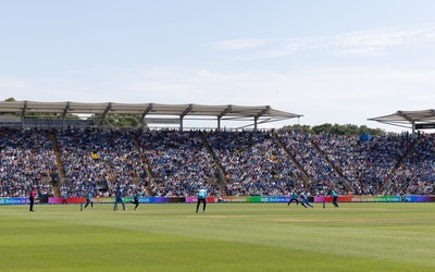 160726 - England v India, Second Metro Bank One Day International, Cardiff - A general view of Sophia Gardens, Cardiff during the match