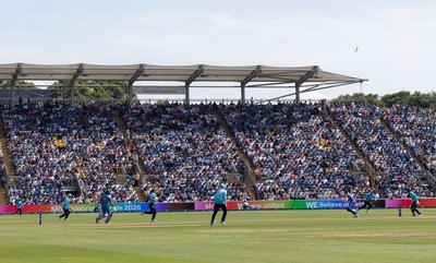 160726 - England v India, Second Metro Bank One Day International, Cardiff - A general view of Sophia Gardens, Cardiff during the match