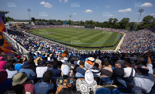 160726 - England v India, Second Metro Bank One Day International, Cardiff - A general view of Sophia Gardens, Cardiff during the match