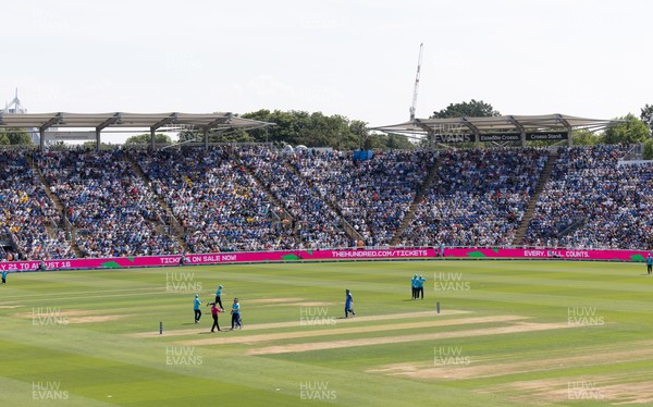 160726 - England v India, Second Metro Bank One Day International, Cardiff - A general view of Sophia Gardens, Cardiff during the match