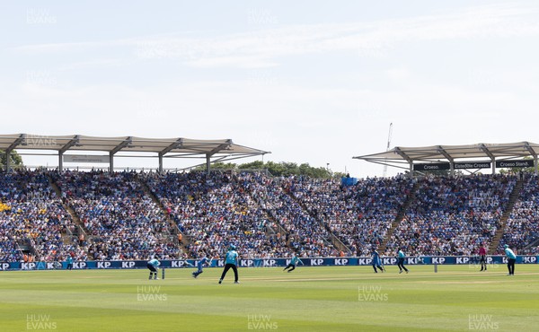 160726 - England v India, Second Metro Bank One Day International, Cardiff - A general view of Sophia Gardens, Cardiff during the match