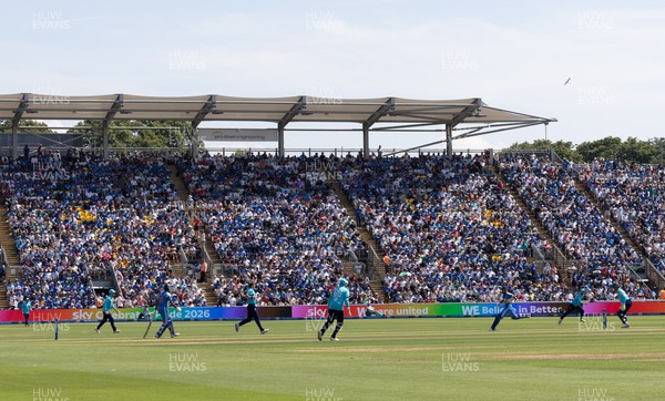 160726 - England v India, Second Metro Bank One Day International, Cardiff - A general view of Sophia Gardens, Cardiff during the match