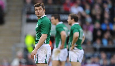 27.02.10 - England v Ireland - RBS Six Nations 2010 - Brian O'Driscoll of Ireland. 