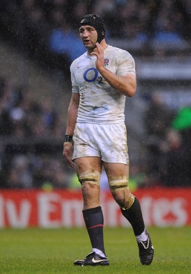 27.02.10 - England v Ireland - RBS Six Nations 2010 - Steve Borthwick of England. 