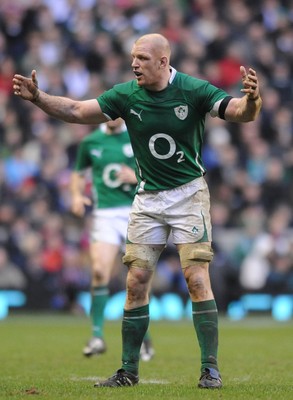 27.02.10 - England v Ireland - RBS Six Nations 2010 - Paul O'Connell of Ireland. 