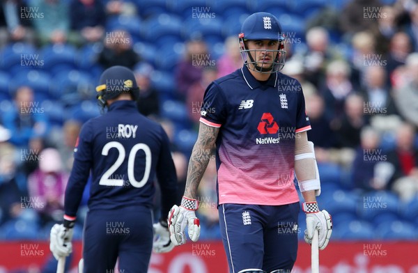 060617 - England v New Zealand - ICC Champions Trophy - Alex Hales of England