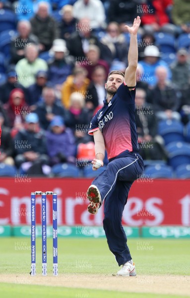 060617 - England v New Zealand - ICC Champions Trophy - Mark Wood of England bowling