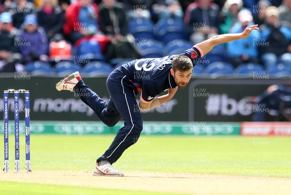 060617 - England v New Zealand - ICC Champions Trophy - Mark Wood of England bowling