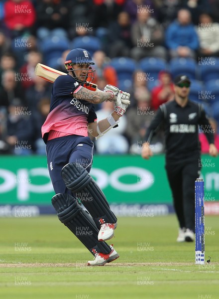 060617 - England v New Zealand, ICC Champions Trophy 2017, Cardiff - Alex Hales of England plays a shot