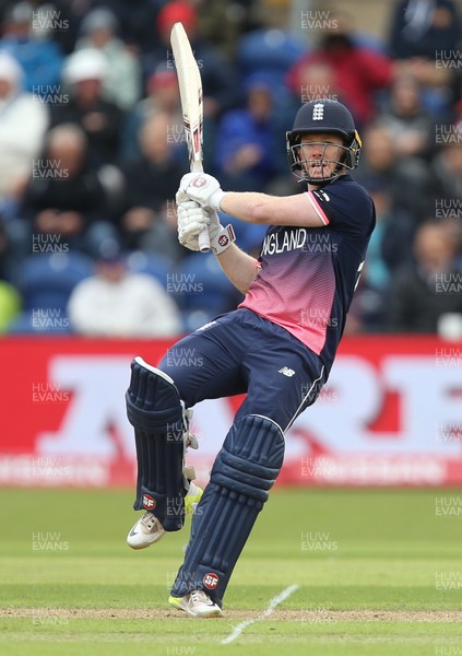 060617 - England v New Zealand, ICC Champions Trophy 2017, Cardiff - Eoin Morgan of England plays a shot