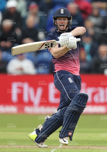 060617 - England v New Zealand, ICC Champions Trophy 2017, Cardiff - Eoin Morgan of England plays a shot