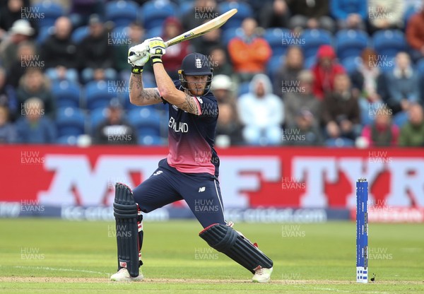 060617 - England v New Zealand, ICC Champions Trophy 2017, Cardiff - Ben Stokes of England plays a shot