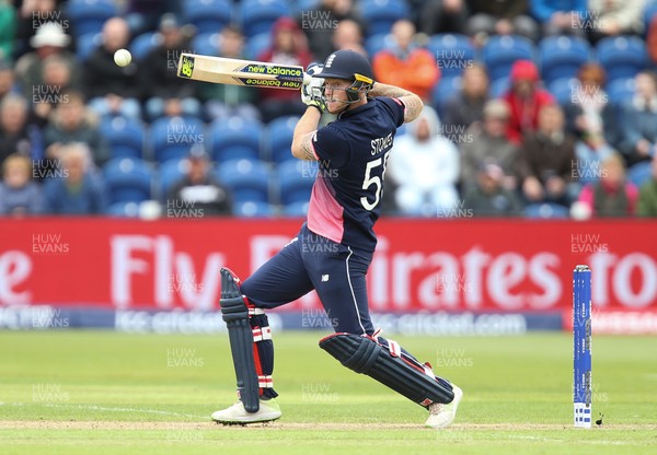 060617 - England v New Zealand, ICC Champions Trophy 2017, Cardiff - Ben Stokes of England plays a shot