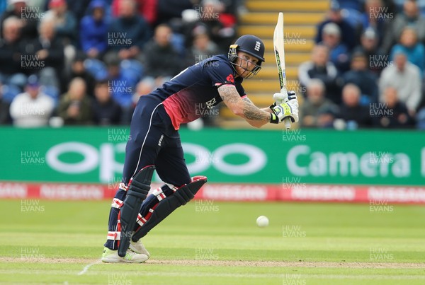 060617 - England v New Zealand, ICC Champions Trophy 2017, Cardiff - Ben Stokes of England plays a shot