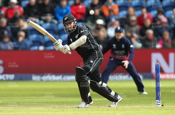 060617 - England v New Zealand, ICC Champions Trophy 2017, Cardiff - Kane Williamson of New Zealand looks to make a quick run