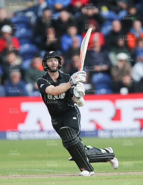 060617 - England v New Zealand, ICC Champions Trophy 2017, Cardiff - Kane Williamson of New Zealand hits a four