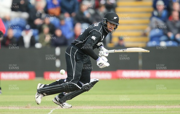 060617 - England v New Zealand, ICC Champions Trophy 2017, Cardiff - Ross Taylor of New Zealand plays a shot