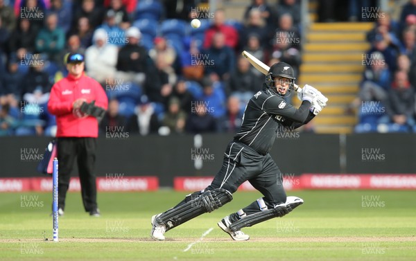 060617 - England v New Zealand, ICC Champions Trophy 2017, Cardiff - Ross Taylor of New Zealand plays a shot