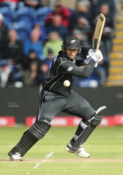 060617 - England v New Zealand, ICC Champions Trophy 2017, Cardiff - Ross Taylor of New Zealand plays a shot