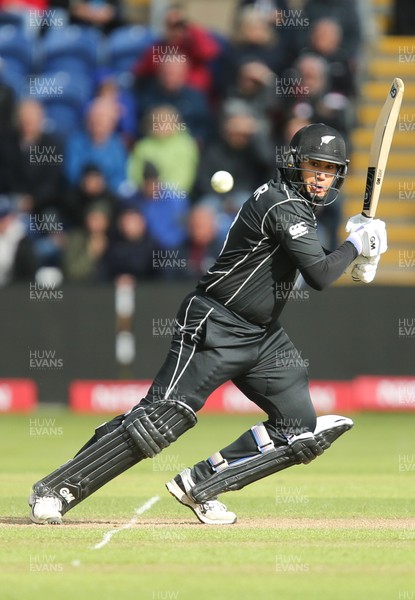 060617 - England v New Zealand, ICC Champions Trophy 2017, Cardiff - Ross Taylor of New Zealand plays a shot